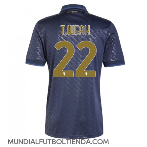 Camiseta Juventus Timothy Weah #22 Tercera Equipación Replica 2024-25 mangas cortas